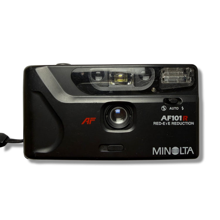 Aparat analogowy Minolta AF101R | streetcamera35