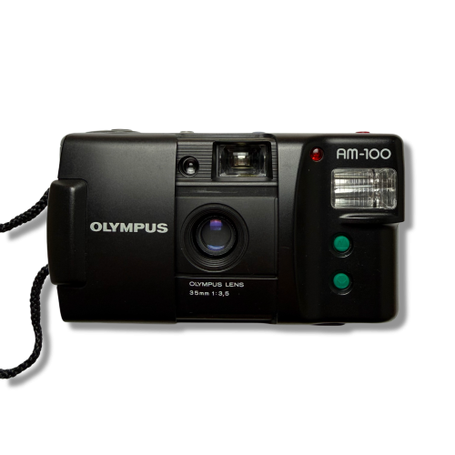 Aparat analogowy Olympus AM-100 | streetcamera35