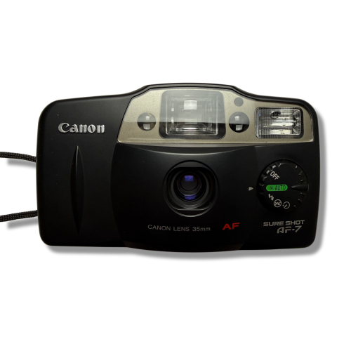 Aparat analogowy Canon Sure Shot AF-7 | streetcamera35