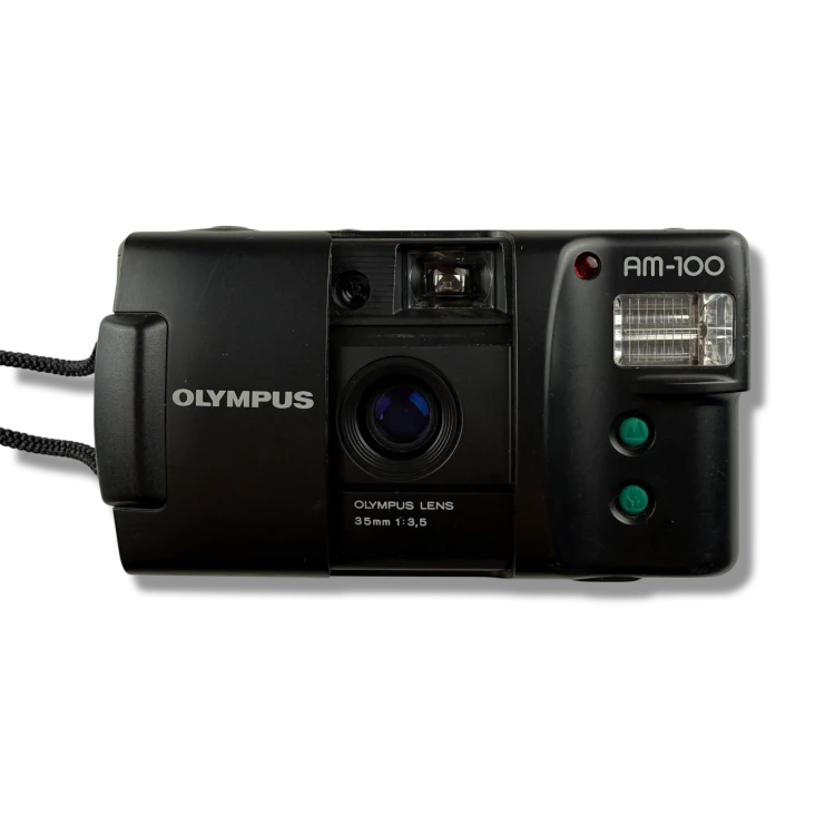 Aparat analogowy Olympus AM-100 | streetcamera35