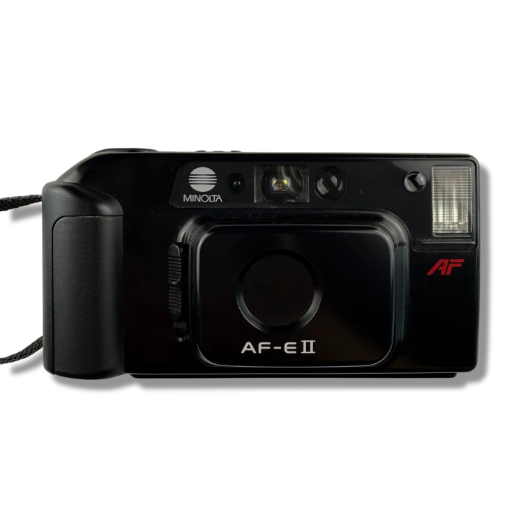 Aparat analogowy Minolta AF-E II | streetcamera35