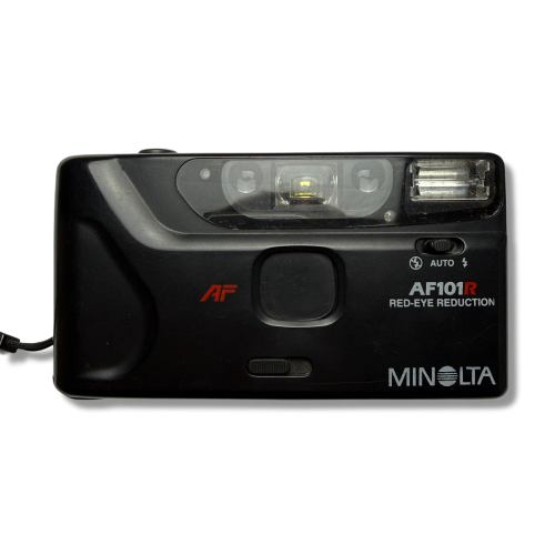 Aparat analogowy Minolta AF101R | streetcamera35