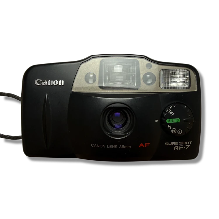 Aparat analogowy Canon Sure Shot AF-7 | streetcamera35