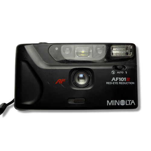 Aparat analogowy Minolta AF101R | streetcamera35